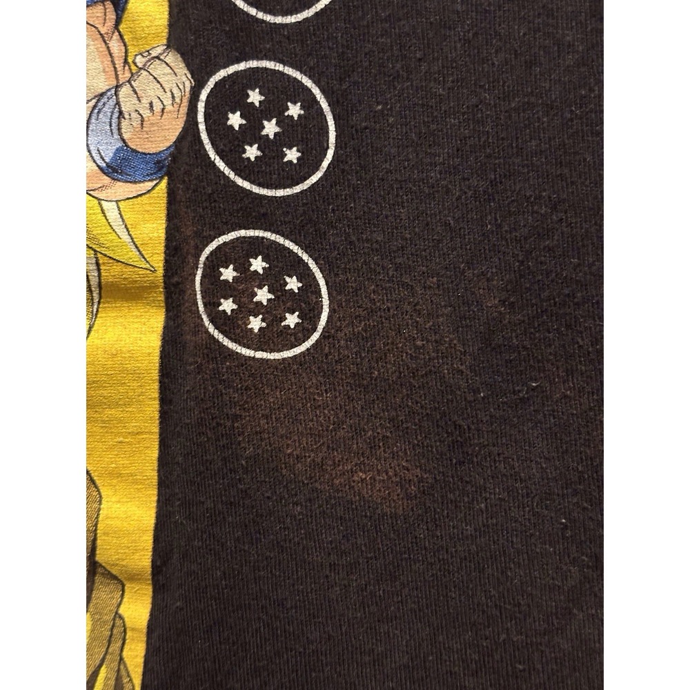 Dragonball Z Black T Shirt With Size,Medium Light Stain On Front Of Shirt - Picture 8 of 9